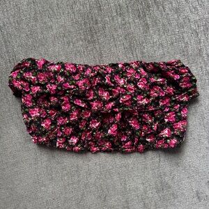 Floral crop top